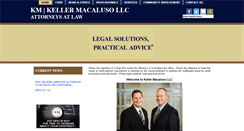 Desktop Screenshot of kellermacaluso.com